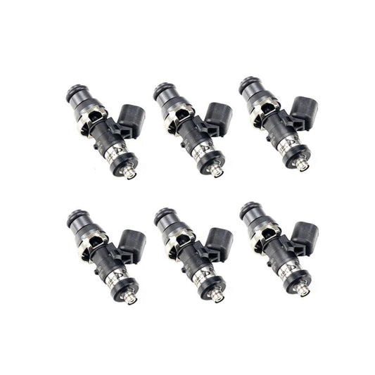 Injector Dynamics ID1050X インジェクター - 長さ48mm - 上部14mm - デンソー製ロワークッション付き（6本セット）