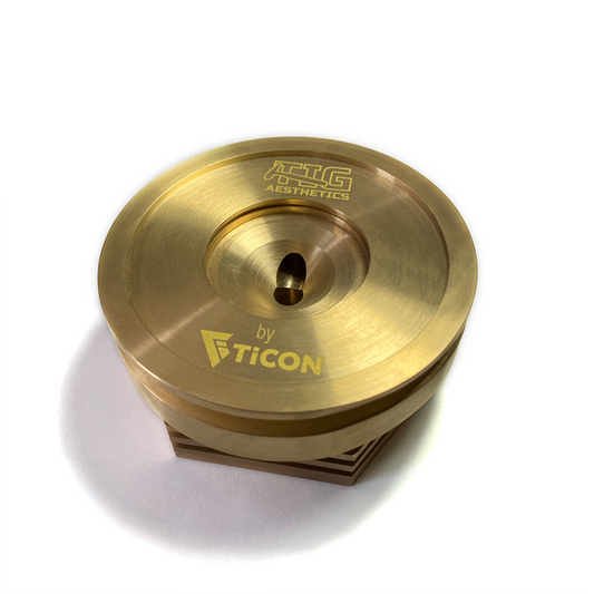 Ticon Tig Aesthetics 汎用 Vバンド ヒートシンク パージ機能付 テルル銅 4インチ(約102mm)