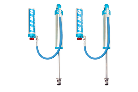 King Shocks トヨタ ランドクルーザー 76/78/79 リア 直径2.5インチ（約63.5mm） リモートリザーバーショック 調整機能付（ペア）