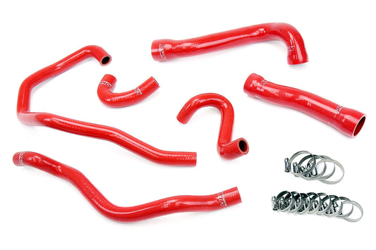 HPS シリコン ホース キット - ラジエーターおよびヒーター ホース 57-1543-RED