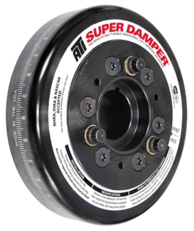 ATI ダンパー - 8.074インチ（約205mm） - スチール製 - シボレー ビッグブロック EFI - 3リング - 1個入り