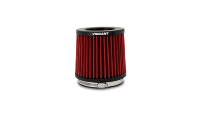 Vibrant The Classic パフォーマンスエアフィルター (コーン外径5.25インチ(約133mm) x 高さ5インチ(約127mm) x 入口内径4インチ(約102mm))