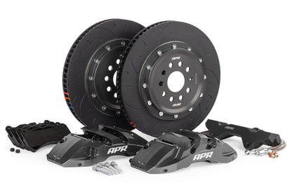 APR 2022-2024 Audi S3/2022-2024 フォルクスワーゲン GTI/Golf R 370x34mm 6ピストン ビッグブレーキキット (MQBEVO 355mm) - フロント - グレー