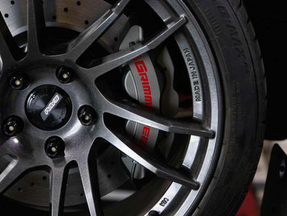 GrimmSpeed 4ポットブレーキキャリパーキット レッド(340mmローター用) | スバル 2002-2021年 WRX / 2004-2021年 STI