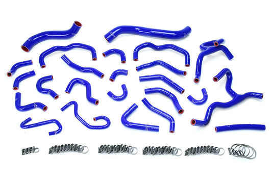 HPS シリコン ホース キット - ラジエーターおよびヒーター ホース 57-1670-BLUE