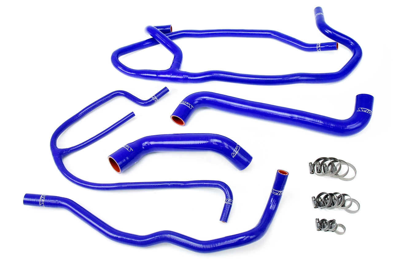 HPS シリコン ホース キット - ラジエーターおよびヒーター ホース 57-1277-BLUE