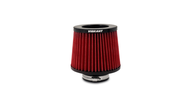 Vibrant The Classic パフォーマンスエアフィルター (コーン外径5.25インチ(約133mm) x 高さ5インチ(約127mm) x 入口内径2.5インチ(約64mm))