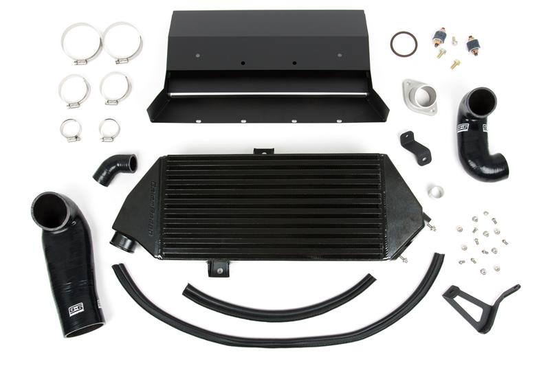GrimmSpeed 上置きインタークーラー(TMIC)キット ブラック | スバル 2008-2014年 WRX