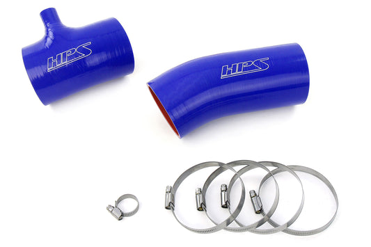 HPS シリコン ホース キット - エア インテーク ホース 57-2104-BLUE