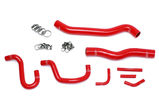 HPS シリコン ホース キット - ラジエーターおよびヒーター ホース 57-1518-RED