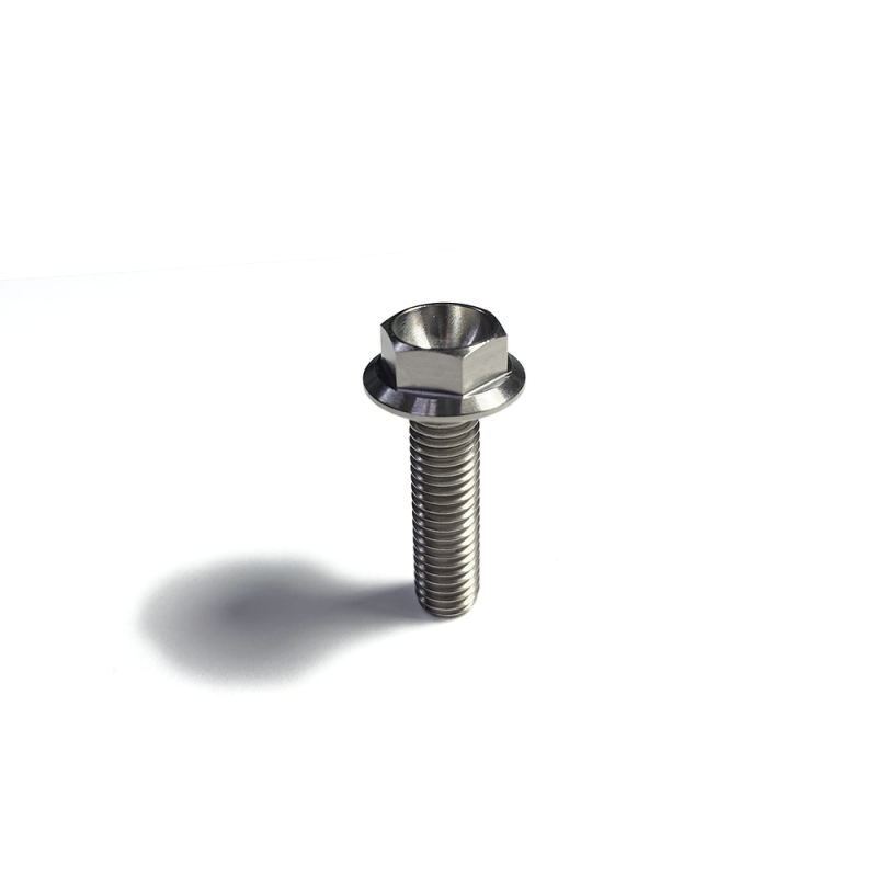 Ticon チタン フランジボルト M6x1.0 長さ30mm 六角10mm