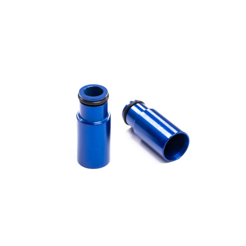 Injector Dynamics +26mm ボトムアダプター 14mm ロワーOリング付き - ブルー