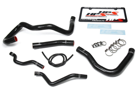 HPS シリコン ホース キット - ラジエーターおよびヒーター ホース 57-1609-BLK