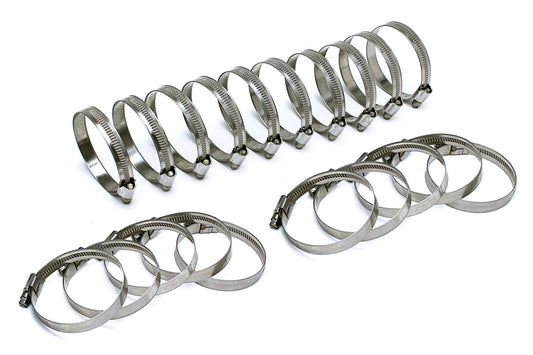 HPS ステンレススチール エンボスホースクランプ サイズ 24 20個パック 1-1/2インチ - 2インチ (38mm-51mm)