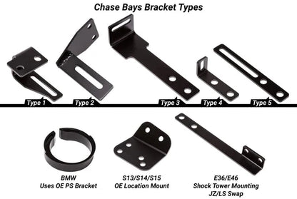 Chase Bays トリプルバッフルパワーステアリングリザーバー |複数の適合品 (CB-U-BA/OEPSR)