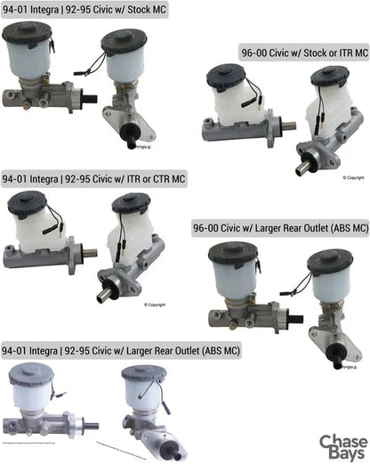 Chase Bays ブレーキライン リロケーション | 1994-2001 アキュラ インテグラ & 1992-2000 ホンダ シビック (CB-H-9)