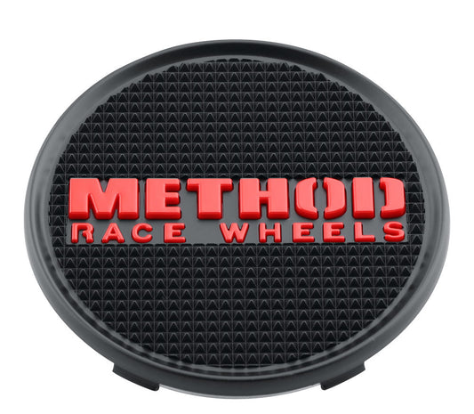 Method Race Wheels センターキャップ｜スナップインタイプ｜ブラック×レッド