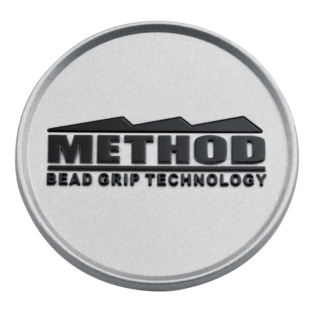 Method Race Wheels センターキャップ｜Bead Grip® テクノロジー｜シルバー