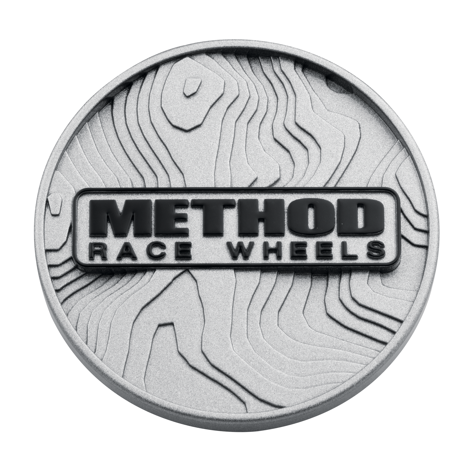 Method Race Wheels センターキャップ｜TOPO スナップイン｜シルバー