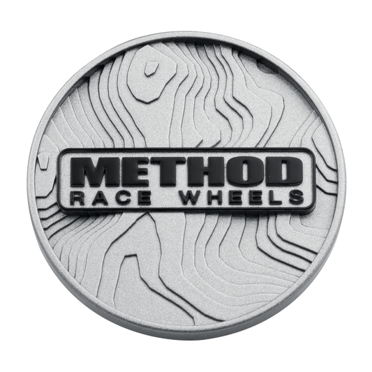 Method Race Wheels センターキャップ｜TOPO スナップイン｜シルバー