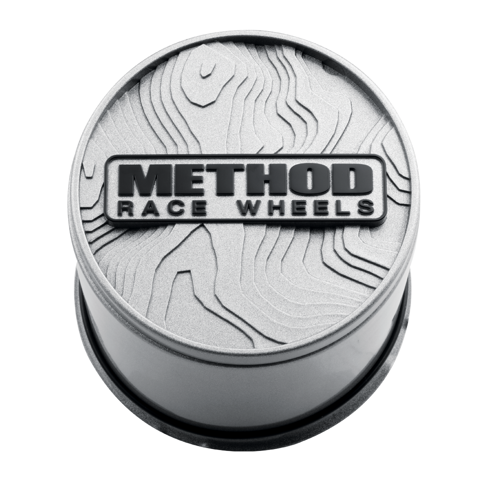Method Race Wheels センターキャップ｜TOPO プッシュスルー｜シルバー