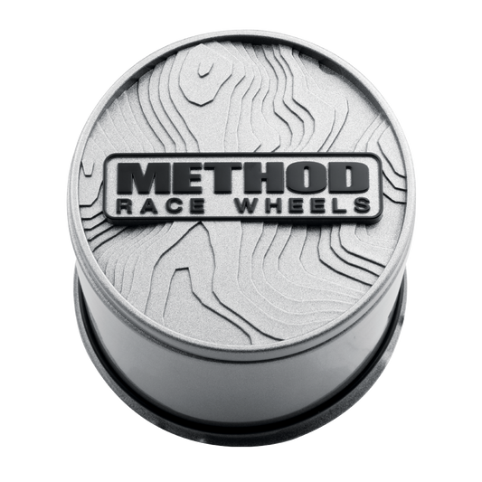 Method Race Wheels センターキャップ｜TOPO プッシュスルー｜シルバー