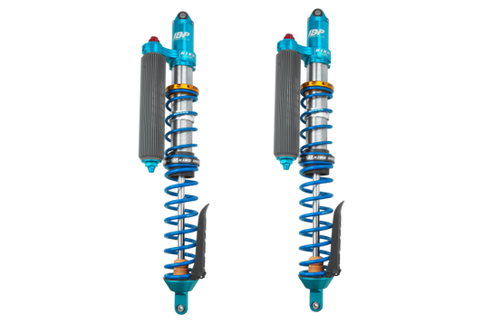 King Shocks 2022年以降 POLARIS RZR PRO R 3.0 リア コイルオーバー フィン付きリザーバーショック w/2.5インチ（約63.5mm）アジャスター - シングル