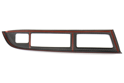 OLM カーボンファイバー スイッチパネルカバー - 2015-2016 WRX / 2015-2016 STI用