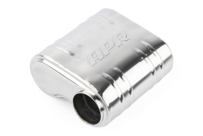 APR プレミアム ヘルムホルツ マフラータイコ - 76mm（3インチ）オフセット - ラウンドスクエアボディ 243mm x 240mm x 110mm