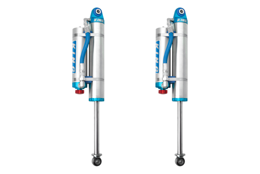 King Shocks 07-18 シボレー シルバラード 1500 リア 2.5インチ径（約63.5mm）ピギーホースレス ショックアブソーバー 調整機能付き（ペア）