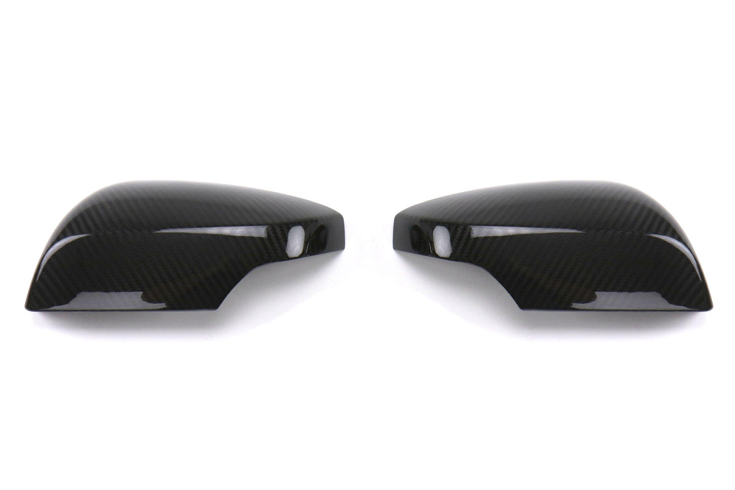 OLM ドライカーボンミラー用カバー（ウインカー穴付き） - グロスカーボンファイバー - 2015-2021 スバル WRX / STI（ウインカー穴付き）
