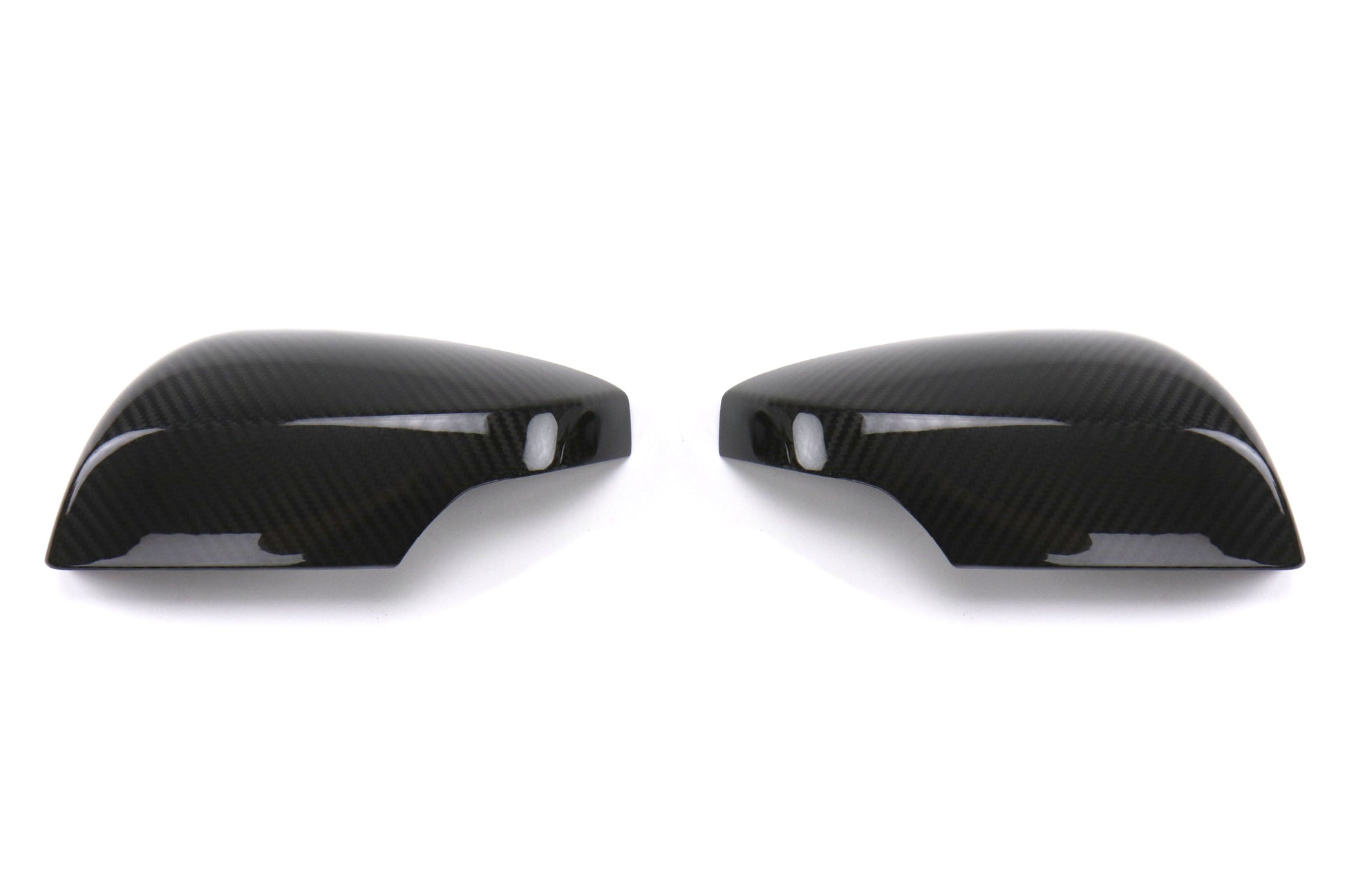 OLM ドライカーボンミラー用カバー（ウインカー穴付き） - グロスカーボンファイバー - 2015-2021 スバル WRX / STI（ウインカー穴付き）