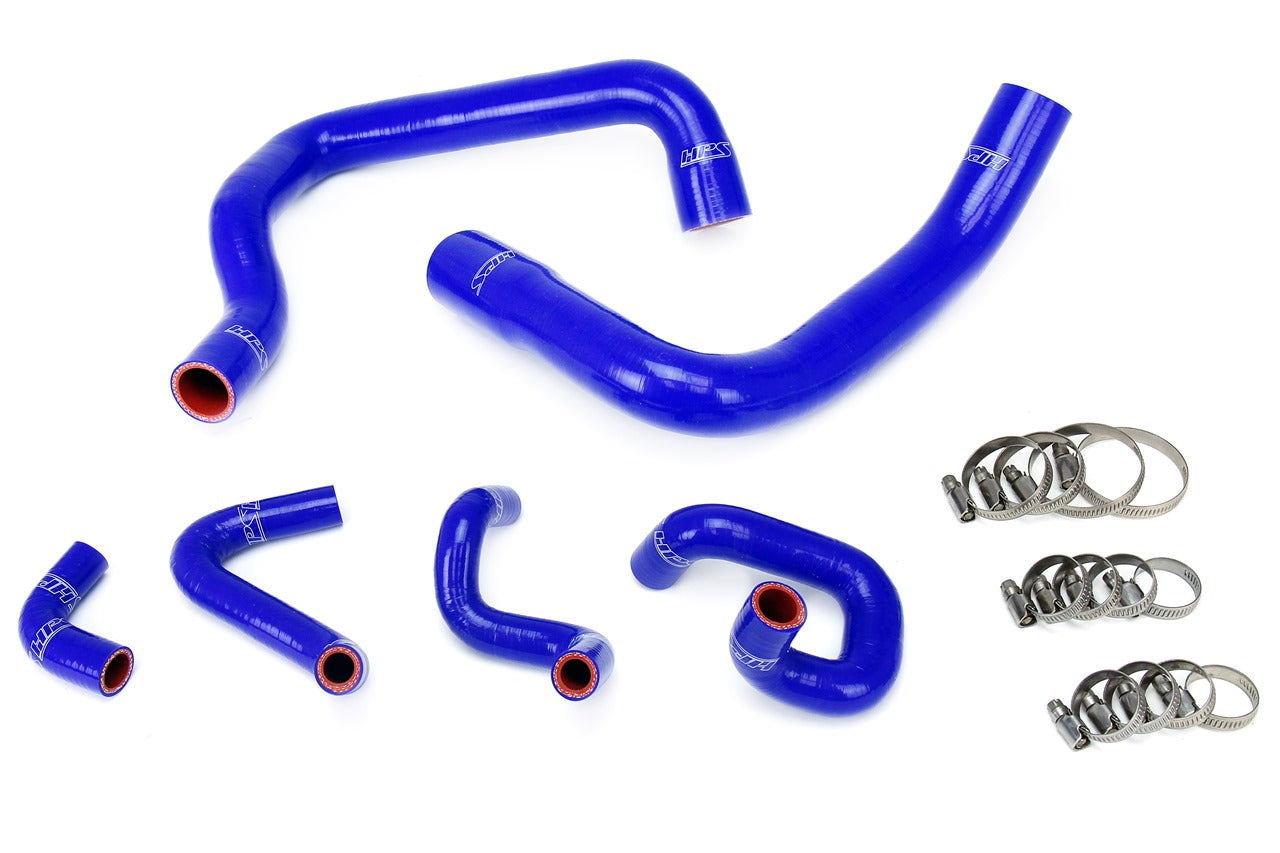 HPS シリコン ホース キット - ラジエーターおよびヒーター ホース 57-1010-BLUE