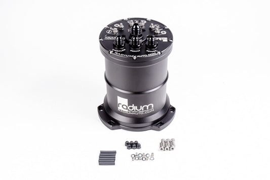 Radium Engineering 汎用 マルチポンプ フューエルサージタンク (ポンプは付属しません) (AEM 50-1000 / 50-1200 / GSS342用)