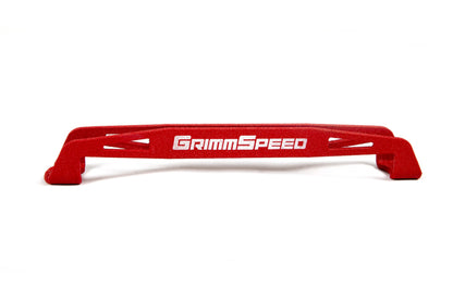 GrimmSpeed 軽量バッテリーステー レッド | スバル 2008-2018年 WRX / STI