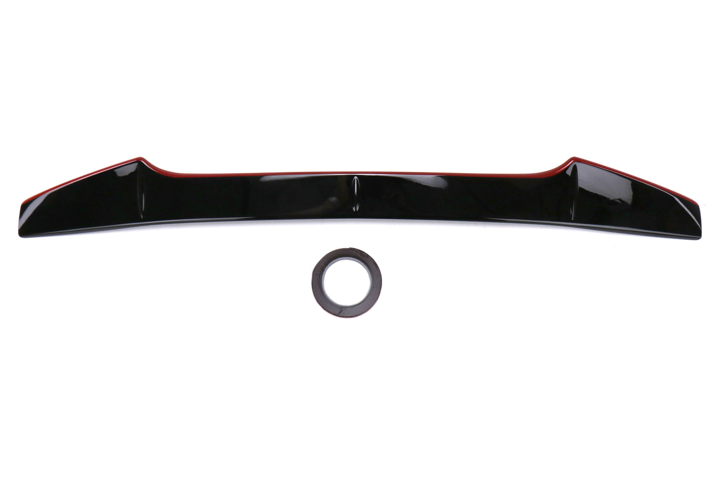 OLM RSスタイル レッドライン ガーニーフラップ for STIスポイラー - 2015-2021 スバル WRX / STI