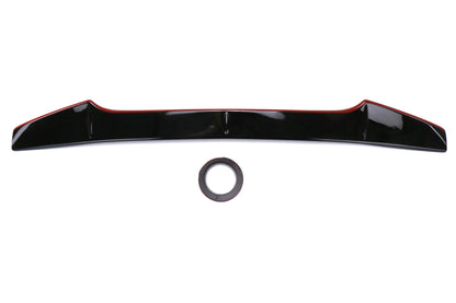 OLM RSスタイル レッドライン ガーニーフラップ for STIスポイラー - 2015-2021 スバル WRX / STI