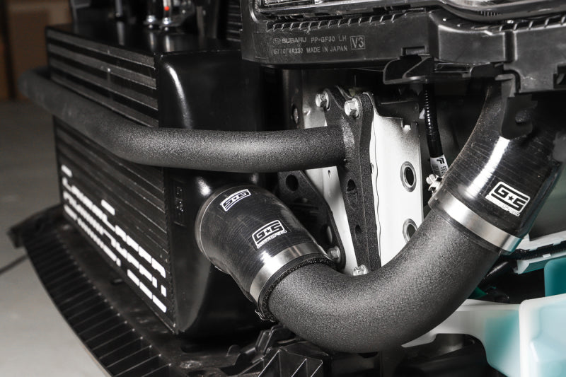 GrimmSpeed 前置きインタークーラー(FMIC)用バンパーバー ブラック | スバル 2015-2021年 WRX / STI