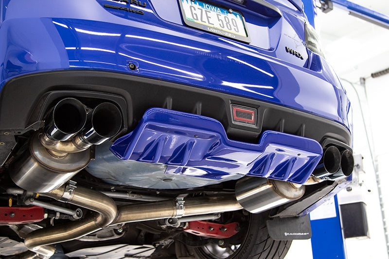 OLM A1スタイル ペイントマッチド リアディフューザー（アイスシルバーメタリック）- 2015-2021 スバル WRX / STI