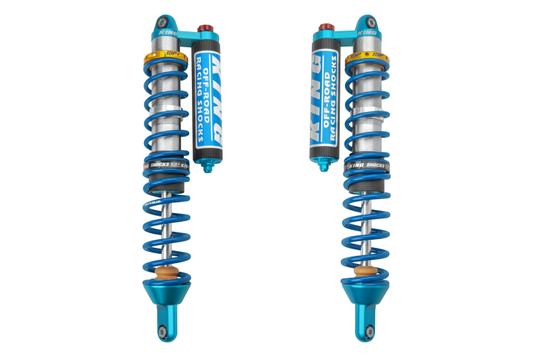 King Shocks 20+ RZR Pro XP 2.5 フロントインターナルバイパス ピギーバック コイルオーバー（フィン付きリザーバー＆アジャスター付）