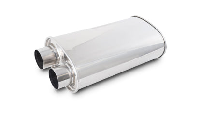 Vibrant Streetpower オーバルマフラー 入口/出口2.50インチ(約64mm) (同側)