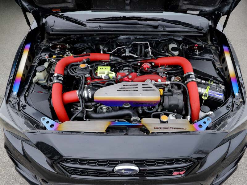 GrimmSpeed フェンダーシュラウド チタン | スバル 2015-2021年 WRX / STI