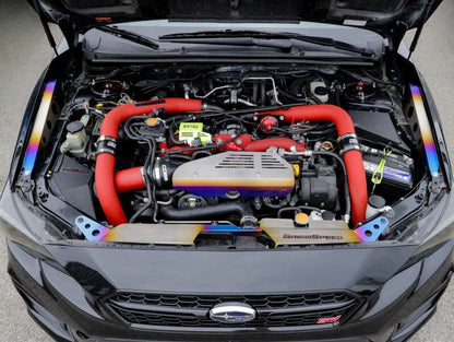 GrimmSpeed フェンダーシュラウド チタン | スバル 2015-2021年 WRX / STI