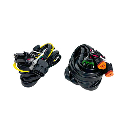 KC HiLiTES SlimLite 8インチ LED 配線ハーネス スイッチ付