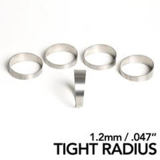 Ticon チタン パイカット 外径3.5インチ(約89mm) 45度 1D 肉厚1mm(0.039インチ) 5個入り
