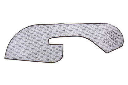 OLM レザー調 キックガードプロテクターセット 赤ステッチ（HK未装備用） - 2015-2021 スバル WRX / STI