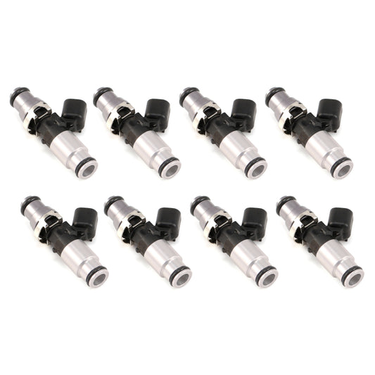 Injector Dynamics 2600-XDS インジェクター - 60mm長 - 14mmトップ - 14mmボトムアダプター付（8個セット）