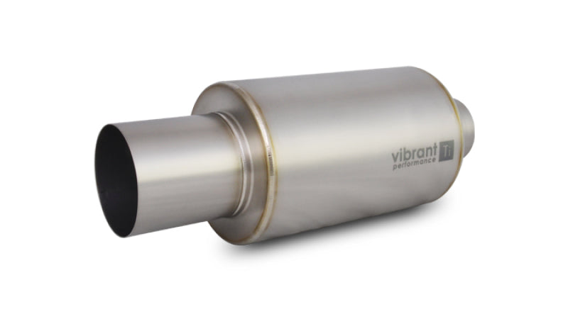 Vibrant チタン マフラー ストレートカット ナチュラルチップ付 入口3.5インチ(約89mm) / 出口3.5インチ(約89mm)