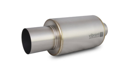 Vibrant チタン マフラー ストレートカット ナチュラルチップ付 入口3.5インチ(約89mm) / 出口3.5インチ(約89mm)
