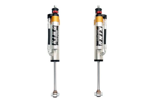 King Shocks 90-12 メルセデス・ベンツ Gクラス リア 2.5インチ（約63.5mm）径 ピギーホースリザーバー 調整機能付き（ペア）